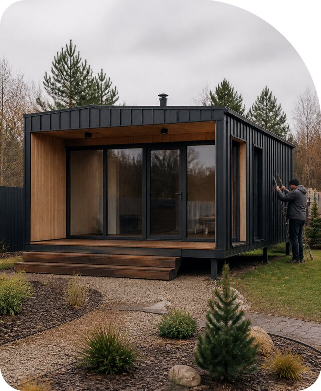 Заказать сборный домик в Батайске по цене от 354235 р. | РадиДОМА-Бтс